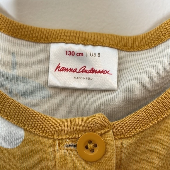 Hanna Andersson Girl’s Yellow Floral Dress - Picture 3 of 6